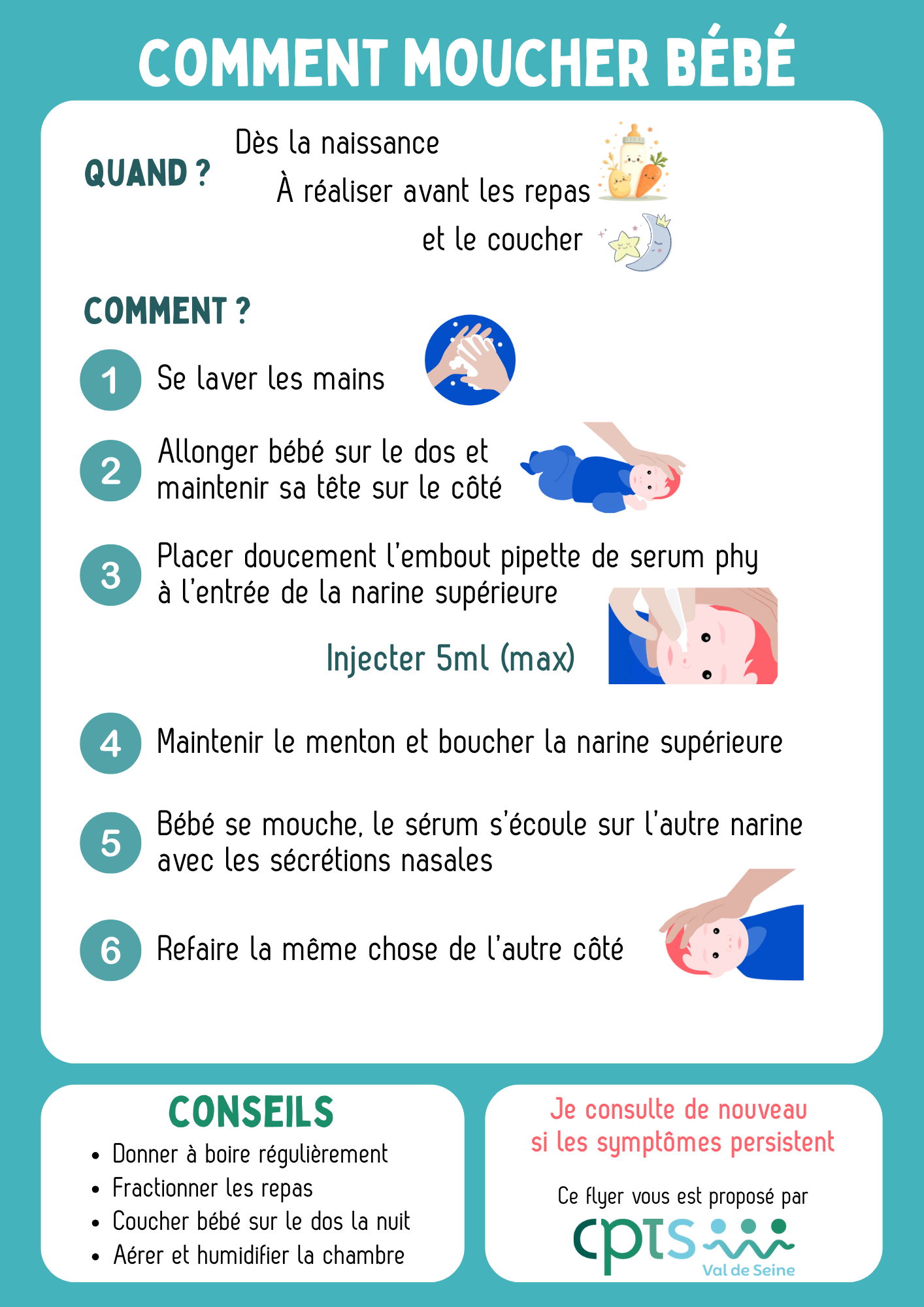 comment moucher bébé